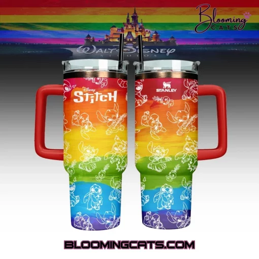 Stitch x Happy Pride Month 2025 Stanley Tumbler