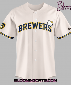 Milwaukee Brewers x Hello Kitty Night 2025 Jersey