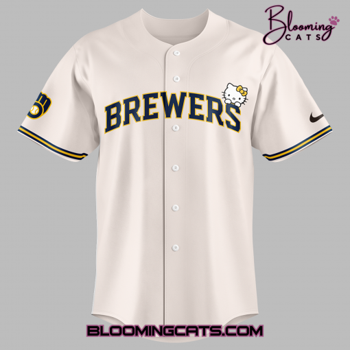 Milwaukee Brewers x Hello Kitty Night 2025 Jersey