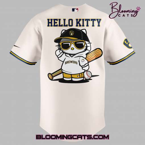 Milwaukee Brewers x Hello Kitty Night 2025 Jersey