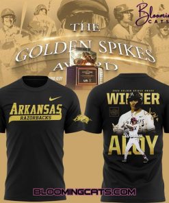 Arkansas Razorbacks Wehiwa Kapahulehua Aloy 2025 Golden Spikes Award Winner T-shirt
