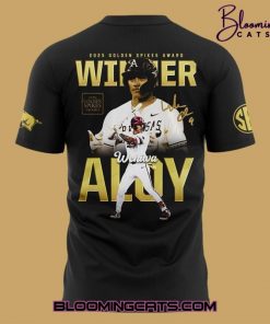 Arkansas Razorbacks Wehiwa Kapahulehua Aloy 2025 Golden Spikes Award Winner Tshirt 3