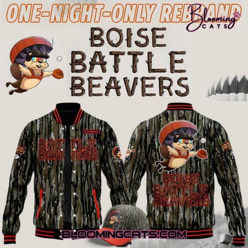 Boise Hawks x Boise Battle Beavers 2025 Baseball Jacket