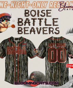 Boise Hawks x Boise Battle Beavers 2025 Baseball Jersey