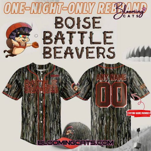 Boise Hawks x Boise Battle Beavers 2025 Baseball Jersey