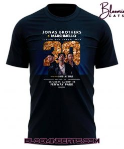 Boston Red Sox x Jonas Brothers JONAS20: Living The Dream Tour T-shirt