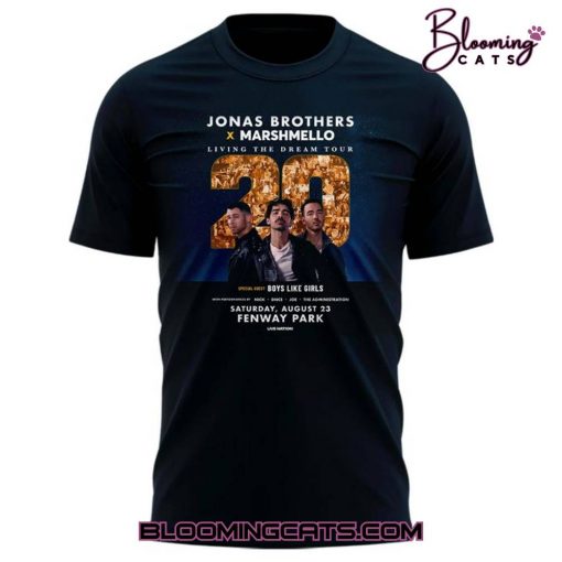 Boston Red Sox x Jonas Brothers JONAS20: Living The Dream Tour T-shirt