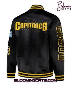 Capitanes de Arecibo BSN 2025 FullZip Black Bomber Jacket
