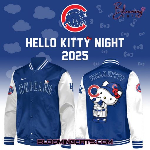 Chicago Cubs x Hello Kitty 2025 Limited Edition Baseball Jacket
