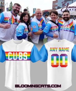 Chicago Cubs x Pride 25 Custom Baseball Jersey