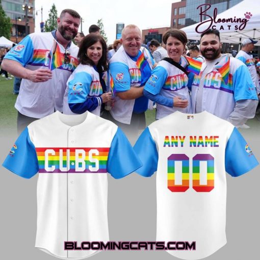 Chicago Cubs x Pride 25 Custom Baseball Jersey