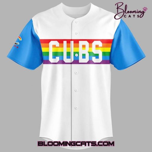 Chicago Cubs x Pride 25 Custom Baseball Jersey