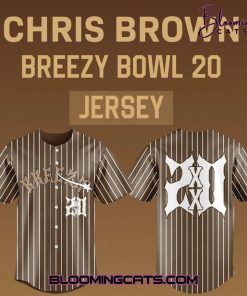 Chris Brown – Breezy Bowl 20 Baseball Jersey