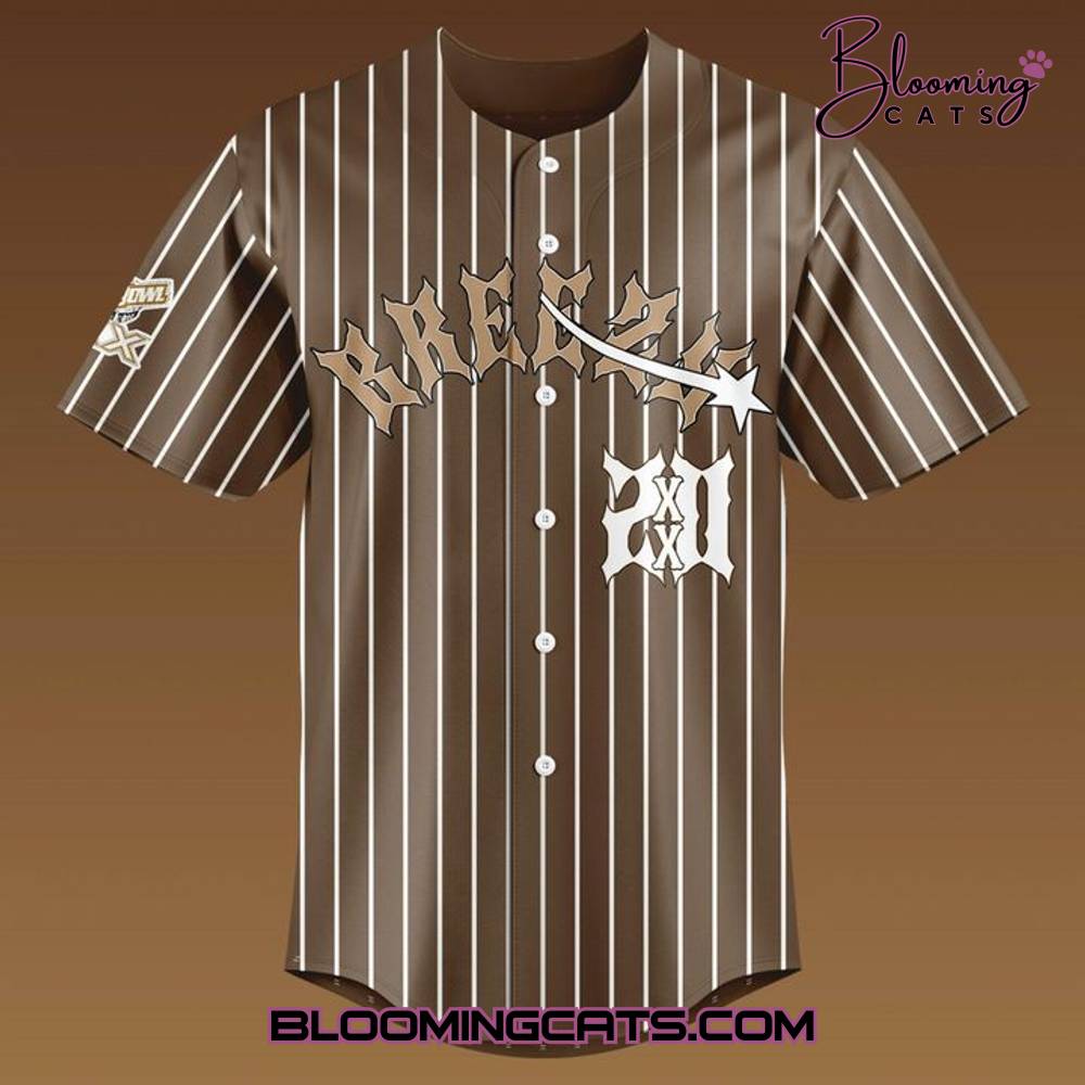 Chris Brown - Breezy Bowl 20 Baseball Jersey Chris Brown - Breezy Bowl 20 Baseball Jersey