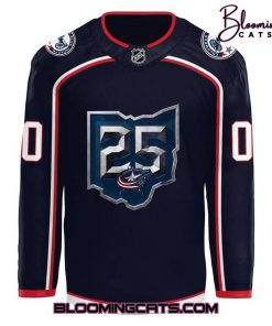 Columbus Blue Jackets 25th Anniversary Season Custom Jersey