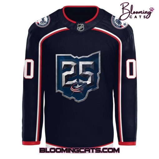 Columbus Blue Jackets 25th Anniversary Season Custom Jersey