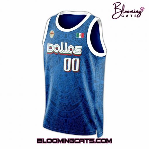 Dallas Mavericks Mexico City Game Blue Basketball Jersey