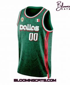 Dallas Mavericks Mexico City Game Green Basketball Jersey