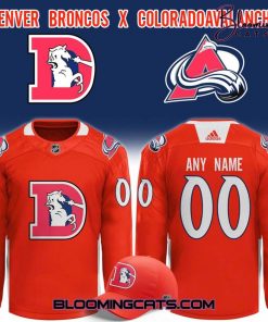 Denver Broncos x Colorado Avalanche New Hockey Jersey