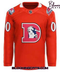 Denver Broncos x Colorado Avalanche New Hockey Jersey