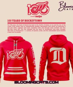 Detroit Red Wings “100 YEARS OF HOCKEYTOWN” Hoodie