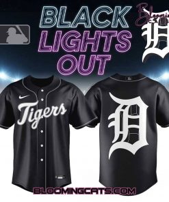 Detroit Tigers Black Lights Out Limited Edition Jersey