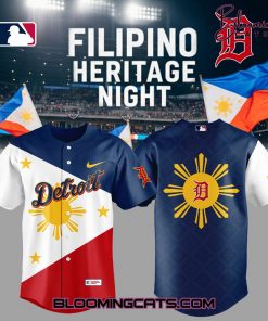 Detroit Tigers x Celebrating Filipino Heritage Night Jersey