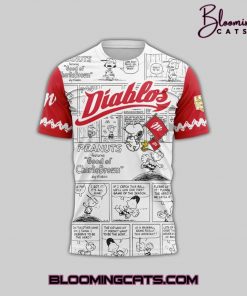 Diablos Rojos del Mexico x Peanuts 2025 T-shirt
