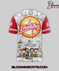 Diablos Rojos del Mexico x Peanuts 2025 Tshirt