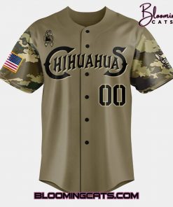 El Paso Chihuahuas Military Appreciation Night 2025 Baseball Jersey