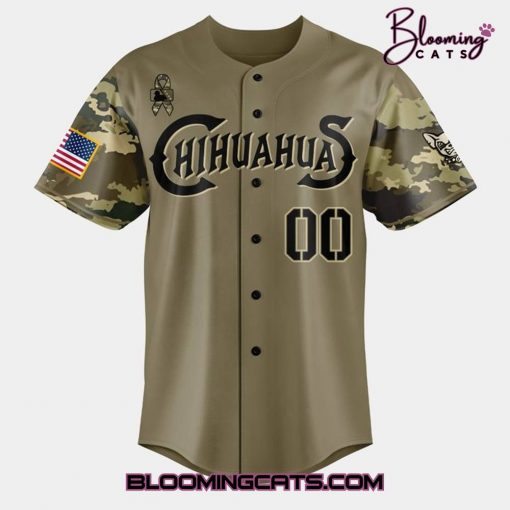 El Paso Chihuahuas Military Appreciation Night 2025 Baseball Jersey