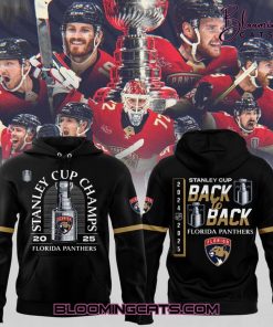Florida Panthers 2025 Stanley Cup Back-to-Back Champions Special Hoodie