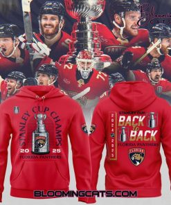 Florida Panthers 2025 Stanley Cup Back-to-Back Champions Special Hoodie