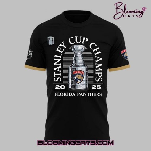 Florida Panthers 2025 Stanley Cup Back-to-Back Champions Special Tee