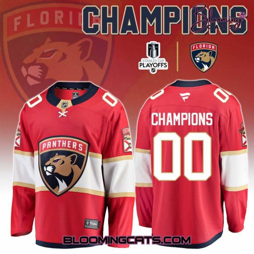 Florida Panthers Champion NHL Stanley Cup 2025 Hockey Jersey