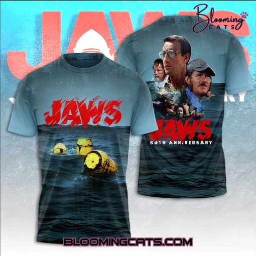 Jaws “50TH ANNIVERSARY” New 2025 T-shirt