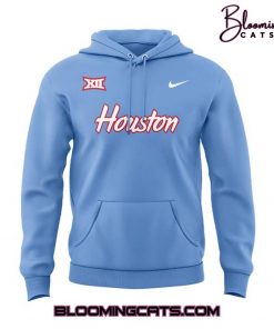Houston Cougars 2025 Old Logo Blue Hoodie