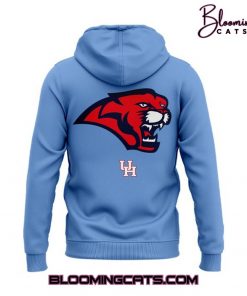 Houston Cougars 2025 Old Logo Blue Hoodie
