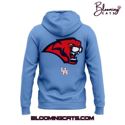 Houston Cougars 2025 Old Logo Blue Hoodie
