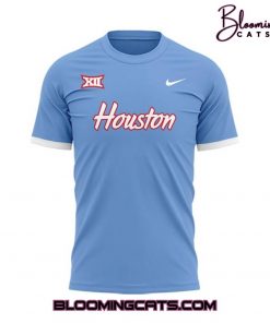 Houston Cougars 2025 Old Logo Blue T-shirt