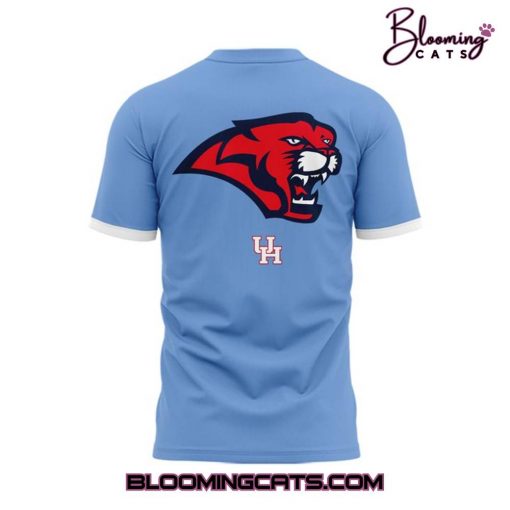 Houston Cougars 2025 Old Logo Blue T-shirt