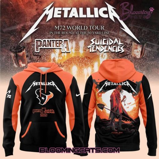 Houston Texans x M72 World Tour With Pantera And Suicidal Tendencies Hoodie