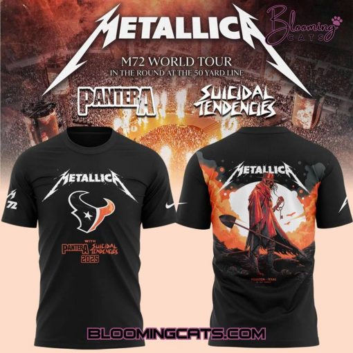 Houston Texans x M72 World Tour With Pantera And Suicidal Tendencies Tee