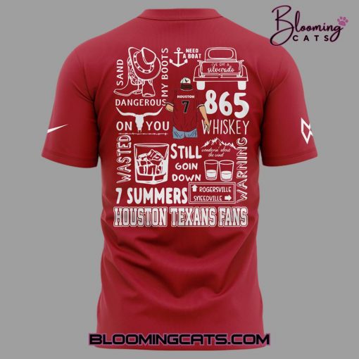 Houston Texans x Morgan Wallen Limited Edition Red T-shirt