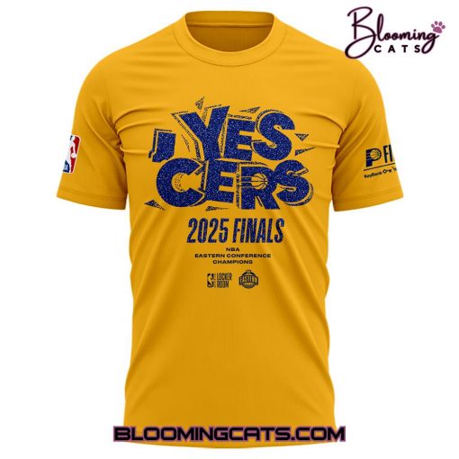 Indiana Pacers “YES’ CERS” “But This Is Indiana”  Yellow T-shirt