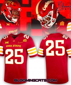 Iowa State Football 2025 Home Football Jersey