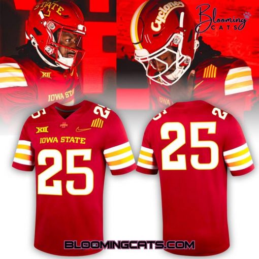 Iowa State Football 2025 Home Football Jersey