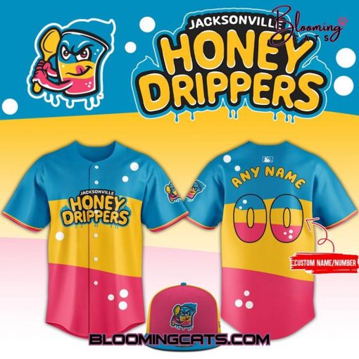 Jacksonville Jumbo Shrimp 2025 Honey Drippers Custom Jersey