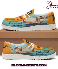 Jimmy Buffett “It’s five o’clock somewhere” Hey Dude Shoes