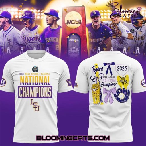 LSU Tigers 2025 NCAA Baseball Men’s College World Series Champions T-Shirt